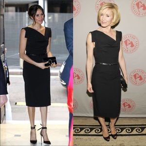 BLACK HALO Classic Jackie O Sheath Dress in Black Size 2